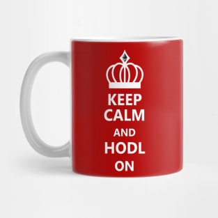 Keep Calm and HODL on for Ethereum Mug